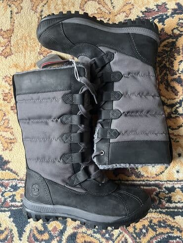 кышкы бут кийимдер: Сапоги, 39, Timberland, Новый, цвет - Черный, Самовывоз — 1