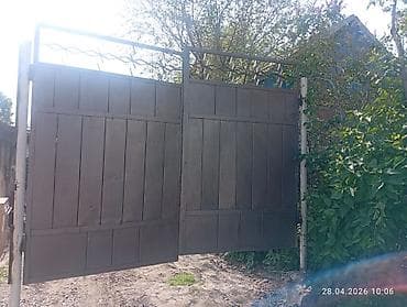 бешик бала: Распашные металлические ворота с калиткой - Конструкция — 2