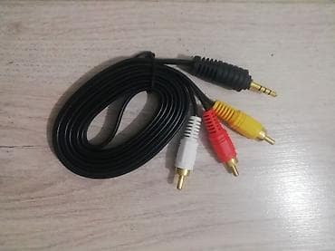 Кабель аудио/видео 3,5мм mini-jack (4-контакта) на RCA