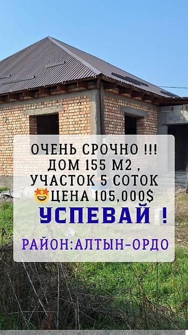 ДЕНЬГИ НУЖНЫ / СРОЧНО Продается Дом -недостроенный Участок 5