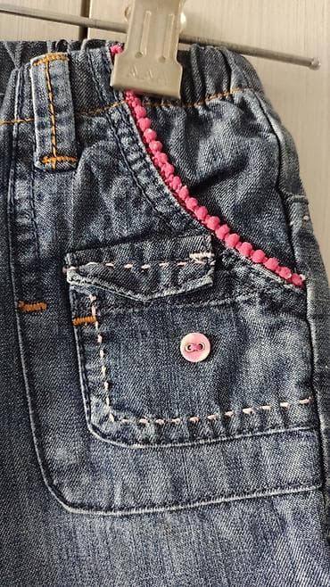 джинсовые легинсы: Джинсовые детские брючки/джеггинсы для девочки - Размер: 86 / 18M — 8