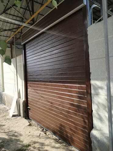 металлические ворота: Секционные ворота Алюминиевые — 6