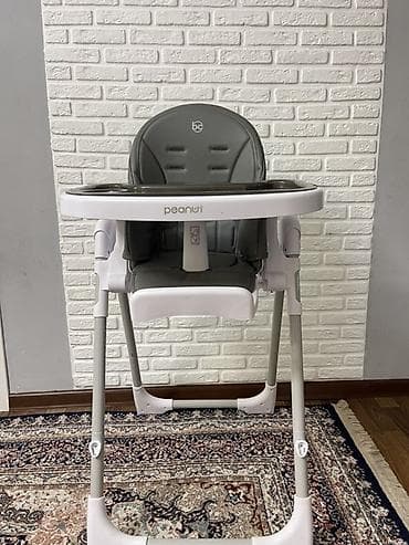 foldable table: Стульчик для кормления, Другой бренд, Пластик, Другой вид, цвет - Серый — 2