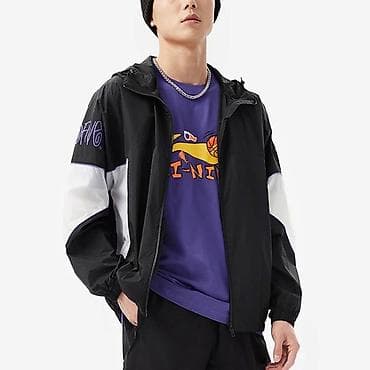 slim patch: Ветровка Li-Ning BadFive Logo Loose Fit Jacket “Black White” - Цвет — 4