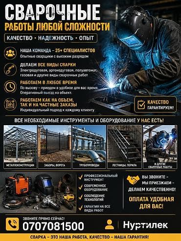 welder kg: Сварка | Заборы, оградки Гарантия — 1