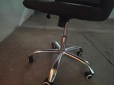 Балдар эмереги: Офис креслолор, Дөңгөлөктүү, түсү - Кара — 3