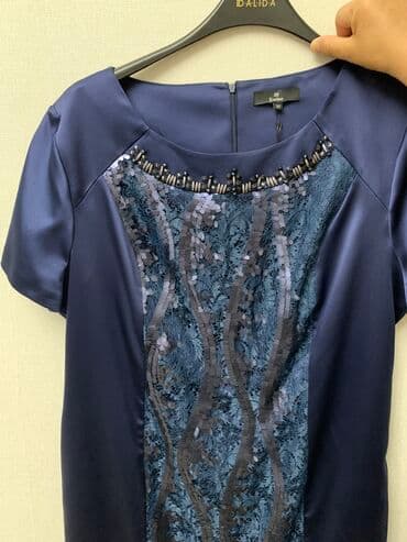 Вечернее платье, Классическое, Короткая модель, Без рукавов, 2XL