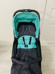 детская коляска с дождевиком: Балдар арабасы, түсү - Кара — 11