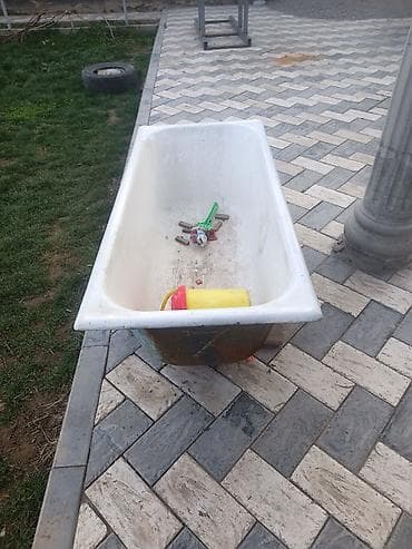 все для ванны: Чугунная ванна с эмалевым покрытием - Классическая прямоугольная — 1