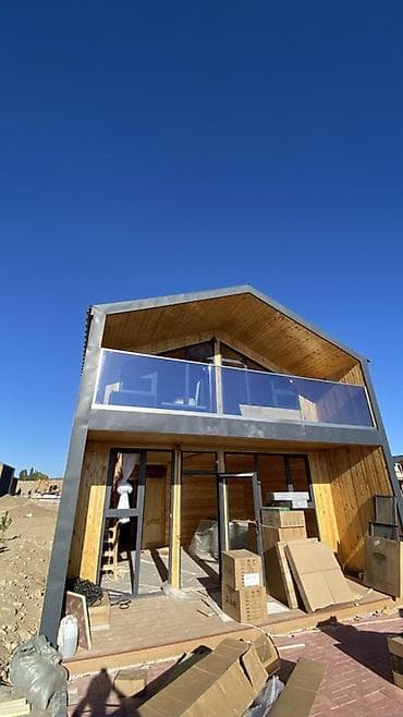 мобильный дом из контейнера: Проект и строительство современных каркасных домов барн-хаусов — 4