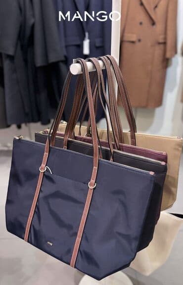Сумка-шоппер MANGO - Формат: вместительная шоппер/тоут - Материал at lalafo.kg Сумка-шоппер MANGO - Формат: вместительная шоппер/тоут - Материал
