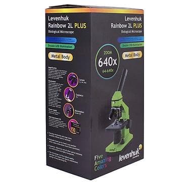Инструменты: Биологический микроскоп Levenhuk Rainbow 2L PLUS ‼️Цвет: Лунный камень — 1