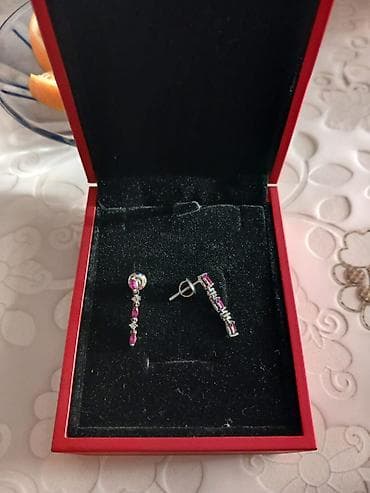 серебро шакек: Сөйкөлөр, Үлгүсү 585, Фианит, Аялдарга — 8