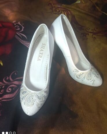 белорусская обувь для проблемных ног бишкек: Туфли, 34.5, AIMEINI, Б/у, цвет - Белый — 4