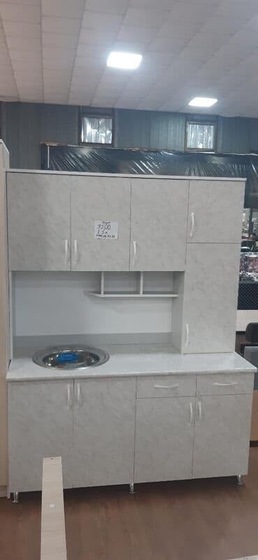 буфет для кухни: Буйрутма эмеректер, Идиштер сакталуучу шкаф, Ашкана гарнитурасы — 2