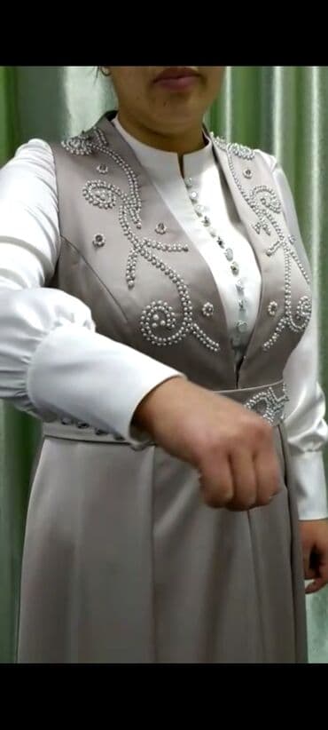 свадеб платье: Платье на кыз узатуу. Шито на заказ, из качественного материала — 5