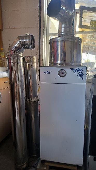 паравой батареи: Газовый котёл Б/у, Бренд: Очаг, Для дома, Тип управления: Механический — 4