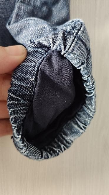 джинсовые легинсы: Джинсовые детские брючки/джеггинсы для девочки - Размер: 86 / 18M — 4