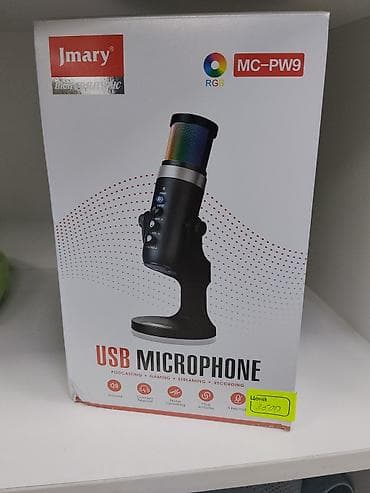 technics sl: USB-микрофон Jmary MC-PW9 (RGB) Основные возможности: - Подключение — 1