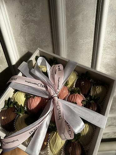 доставка еда: Клубника в шоколаде на заказ S- 9шт -1035с М-12шт -1380с L- 20шт - — 8