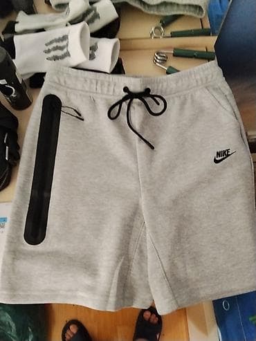 Шорты: Мужские шорты, M, Nike, Новый, цвет - Серый, Бесплатная доставка, Платная доставка — 1