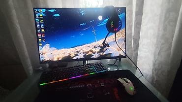 Компьютер, ядролор - 4, Оюндар үчүн, Колдонулган, Intel Core i3, NVIDIA GeForce GTX 1660 Ti, SSD
