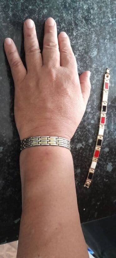 магнитные браслеты от давления: Браслет, Нержавеющая сталь, Унисекс, Новый — 4