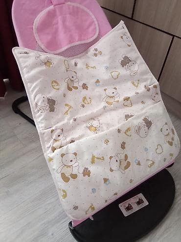 nike tech fleese: Детский шезлонг, Б/у, Качалка, Железо, цвет - Розовый — 4