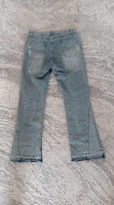 Эркектер кийими: Джинсы Gallery Dept. по размеру подойдет рост 172-175 - Модель — 2