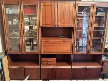 прихожный шкаф: Сервант, Б/у, Дерево — 3