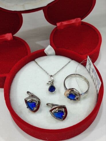 украшение шампанского для свадьбы: Набор украшений, Проба 925, Женские, Новый — 2