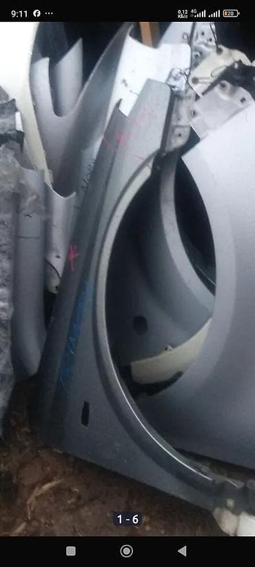 Унаа үчүн компрессорлор: На Ниссан Примера П12 2005г Передние Крыло Левое Правое — 2