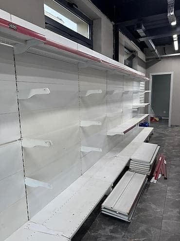 Бизнес үчүн жабдуулар: Торговые стеллажи металлические (пристенные и островные) Описание: - — 3