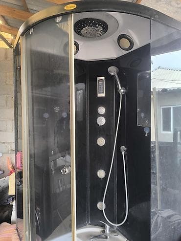 бортики в кроватки с: Душевая кабина Полукруглая, Покрытие: Тонированное — 1