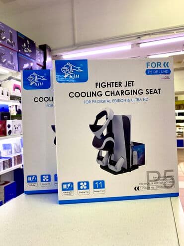 приставки: KJH Fighter Jet Cooling Charging Seat Подставка+зарядка для джойстиков — 2