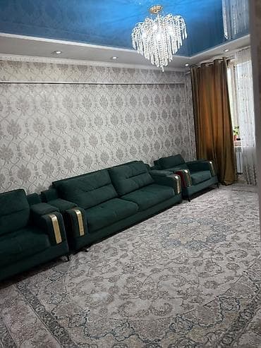 квартиры ошский рынок: 2 комнаты, 62 м², Ошский мкр., Индивидуалка, 4 этаж, Евроремонт — 1