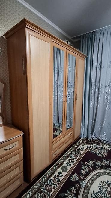 комоды для одежды: Шифоньер, шкаф для одежды, Б/у, Прямой, ЛДСП — 2