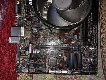 raspberry pi 4: Материнская плата для ПК, Б/у, Gigabyte, AM4, Micro-ATX — 3