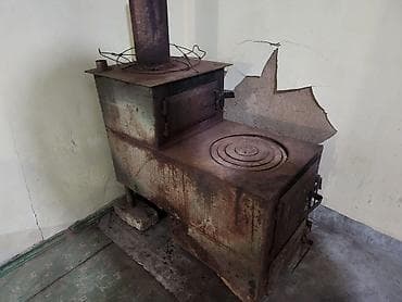 насос для полей: Печь-буржуйка металлическая с варочной поверхностью - Материал: сталь — 4