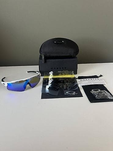 Аксессуарлар: Спортивные очки Oakley (линейка Radar/EV стиль) с зеркальными сменными — 1