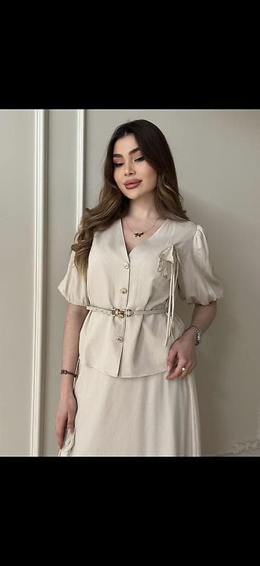 близнецы: Женский Костюм с юбкой My Twins (модель 259614 TAKIM) - Бренд: My — 2