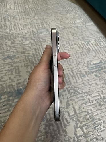 IPhone 15 Pro Max, Б/у, 256 ГБ, Natural Titanium, Коробка, 82 % — 5