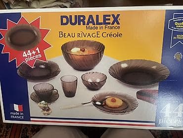dinner table: Новый Набор столовой и чайной посуды Duralex Beau Rivage Créole — 2