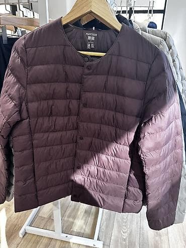 Легкая стеганая куртка-жилет PUFFTECH. - Цвет: темно-бордовый. -