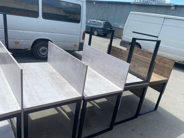 офисные столы бу: Стол лофт для офиса 
Длина 1.20 
Ширина 60
Высота 75 — 13