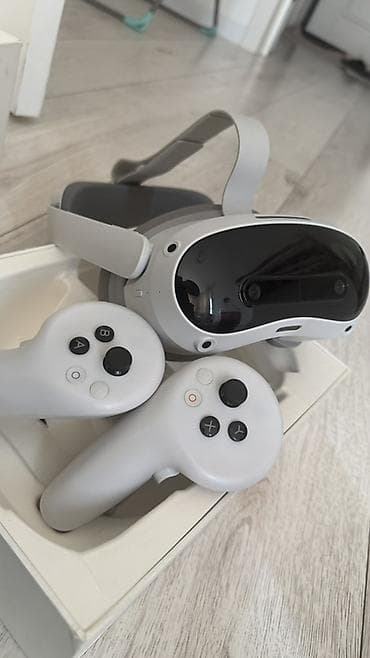 vr: PICO 4. Шлем виртуальной реальности с двумя контроллерами Комплект: - — 1