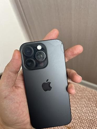 iphone 8 plus ош: IPhone 16 Pro, Б/у, 256 ГБ, Black Titanium, Коробка, 91 % — 3
