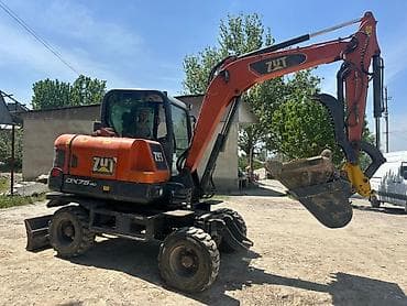 Экскаватор, Колесный