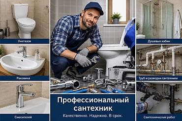Профессиональный сантехник Качественно. Надежно. В срок. Виды работ — 1