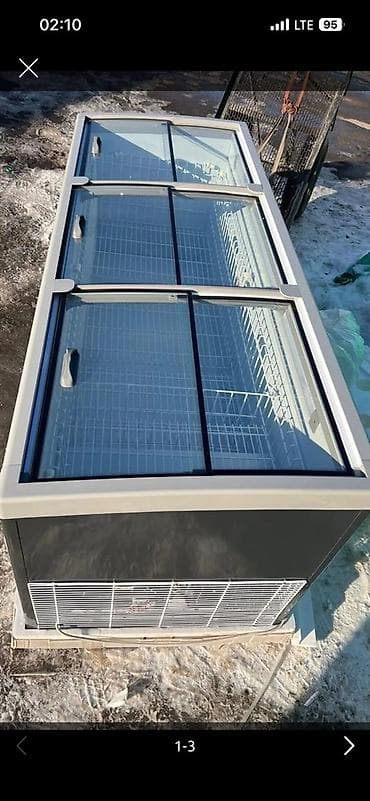 Холодильное оборудование: Морозильная бонета/ларь с раздвижными стеклянными крышками — 4